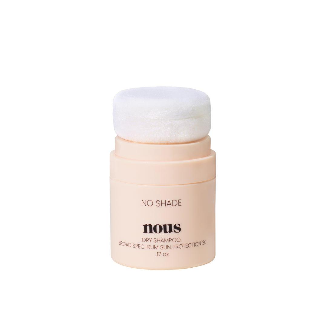 No Shade Dry Shampoo with broad spectrum sun protection 30