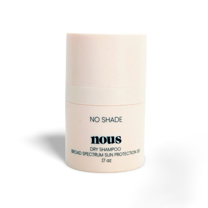 No Shade Dry Shampoo with broad spectrum sun protection 30