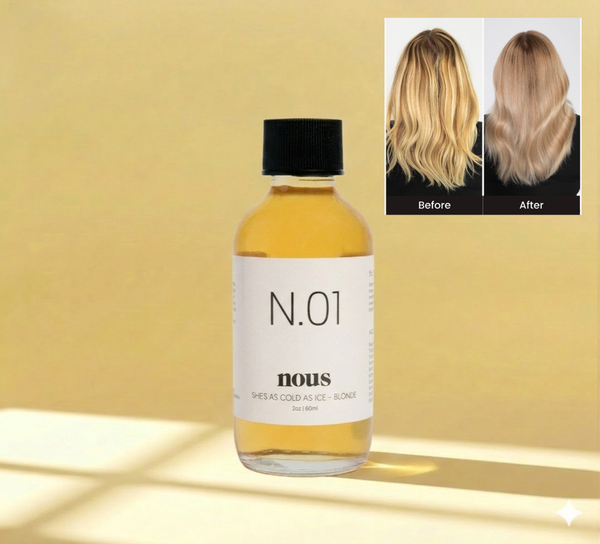 Nous化粧品 N.01 SHE'S AS COLD AS ICE – GLOSS for Cool hair get Blondes – nous