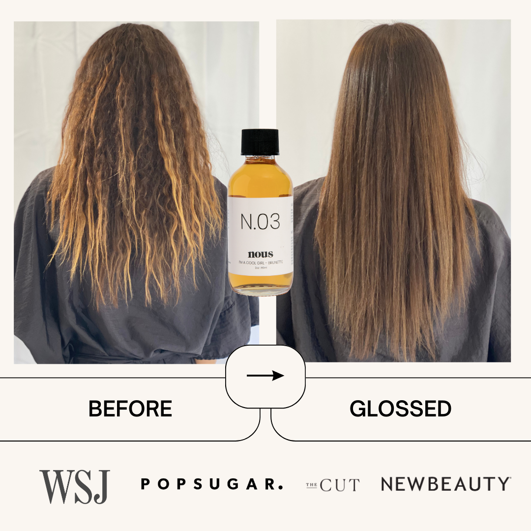 GLOSS N.03 I'M A COOL GIRL - Refresh hair Lighter Brunettes – nous GLOSS N.03 I'M A COOL GIRL - Refresh hair Lighter Brunettes – nous